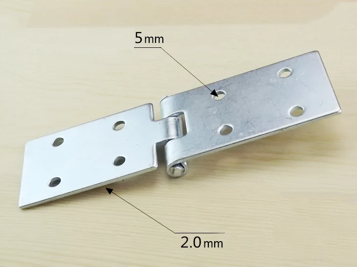 De hierro galvanizado solapa bisagras Flip muebles accesorios de Hardware bisagra plegable caja de madera Tabla de bisagra
