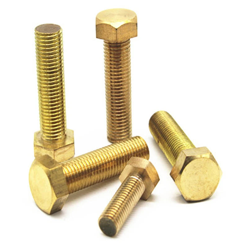 Brass Hexagonal Screws Machine Bolt Hex Studs Screw M6x12/16/20/25/30