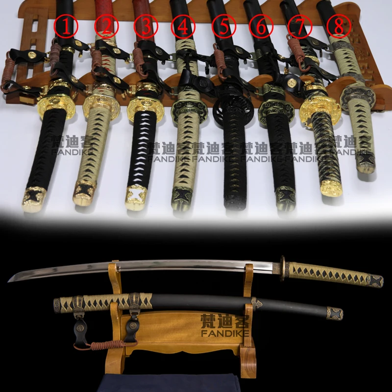 Handmade Japanese officer saber Samurai Katana Sword Full Tang Tachi Very Sharp Steel Blade | Дом и сад
