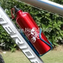 Red Nueva Senderismo Ciclismo Bicicleta Deportes Bicicletas jaula de Aleación de Aluminio de 750 ml Botella de Agua