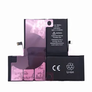 Battery for X 7 8 6S 6 Replacement Real High Capacity Mobile Phone Batteries Free Tools Usb Cable 1