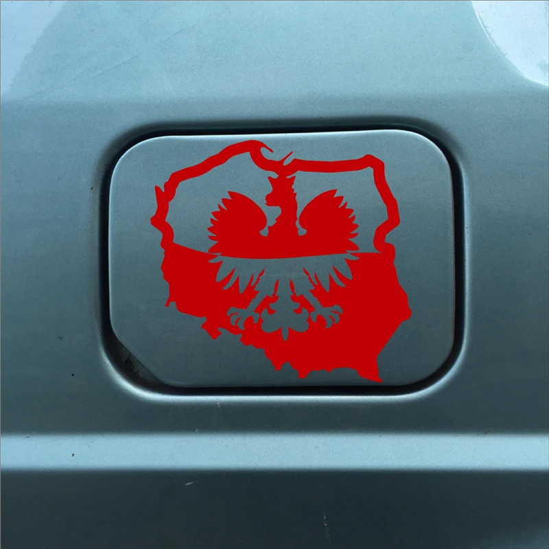 Polish Eagle Map Flag Poland Polska Car Body Window Bumper Vinyl Decal Sticker - Image 3
