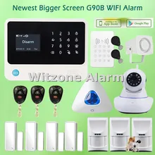 Домашние животные сигнализации Системы безопасности дома WI-FI GSM сигнализация Android IOS смартфон приложение Управление, бесплатная доставка