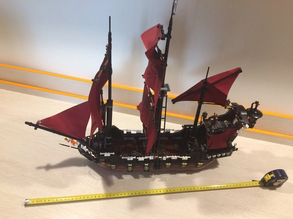 Cena Piraci z karaibów the Black Pearl statek piracki zestaw modeli zestawy klocków budowlanych cegły zabawki dla dzieci