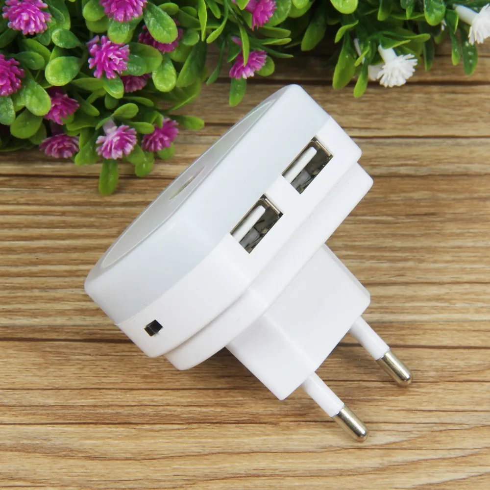 Умное зарядное устройство SOONHUA с 2 USB портами 5 В 1 А|Зарядные устройства| |