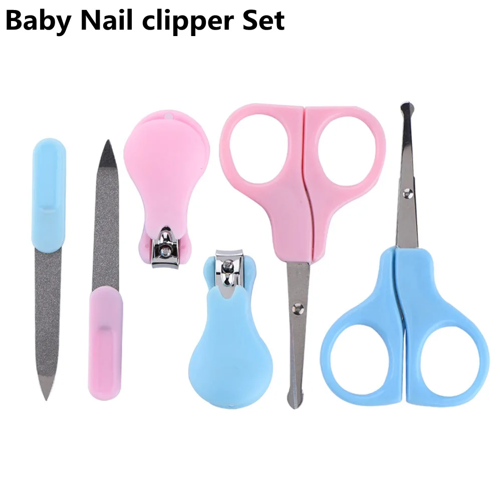 New Lovely Mini Baby Nail Care Practical Clipper Trimmer Blue Pink Convenient Daily Set | Мать и ребенок