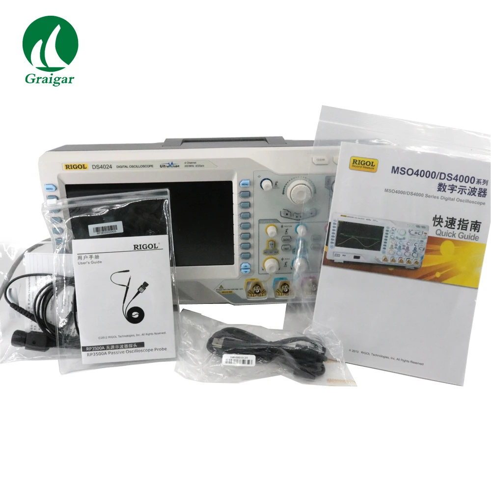 RIGOL DS4024 digital oscilloscope generation high-quality four-channel |
