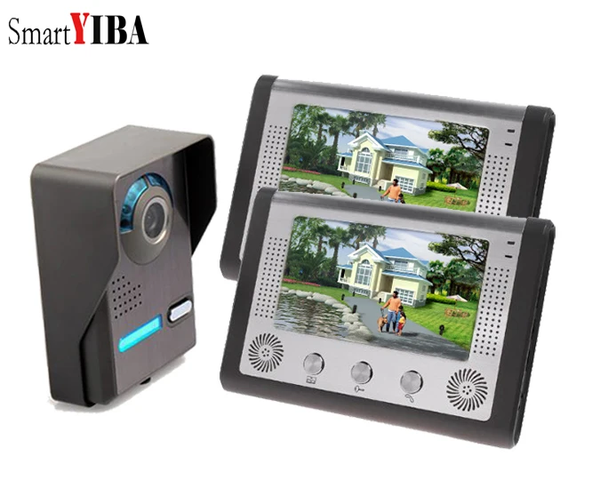 Умный дверной замок smartyaba " проводной видео дверной звонок Домофон Система контроля доступа домашняя камера наблюдения ночного видения - Цвет: 801FA12