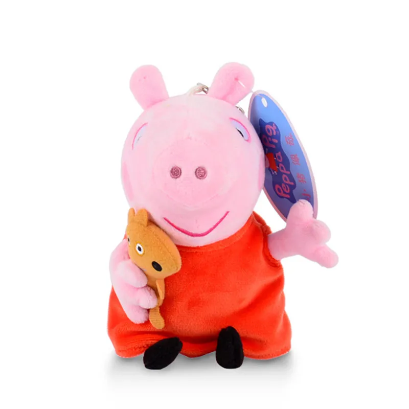2 шт./компл. Пеппа свинка Джордж» плюшевые игрушки, плюшевые игрушки, Семья игрушка свинка фигурку Семья куклы рождественские игрушки для детей, подарок