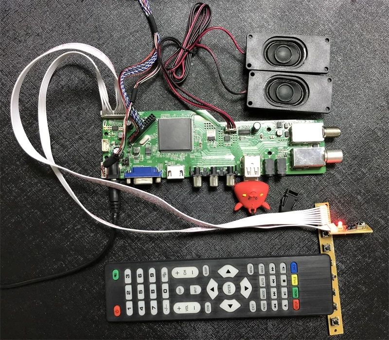 5 OSD игра RR52C. 04A Поддержка цифровой сигнал DVB-S2 DVB-C DVB-T2/T ATV Универсальный ЖК-дисплей драйвер платы Dual USB воспроизведения мультимедийных