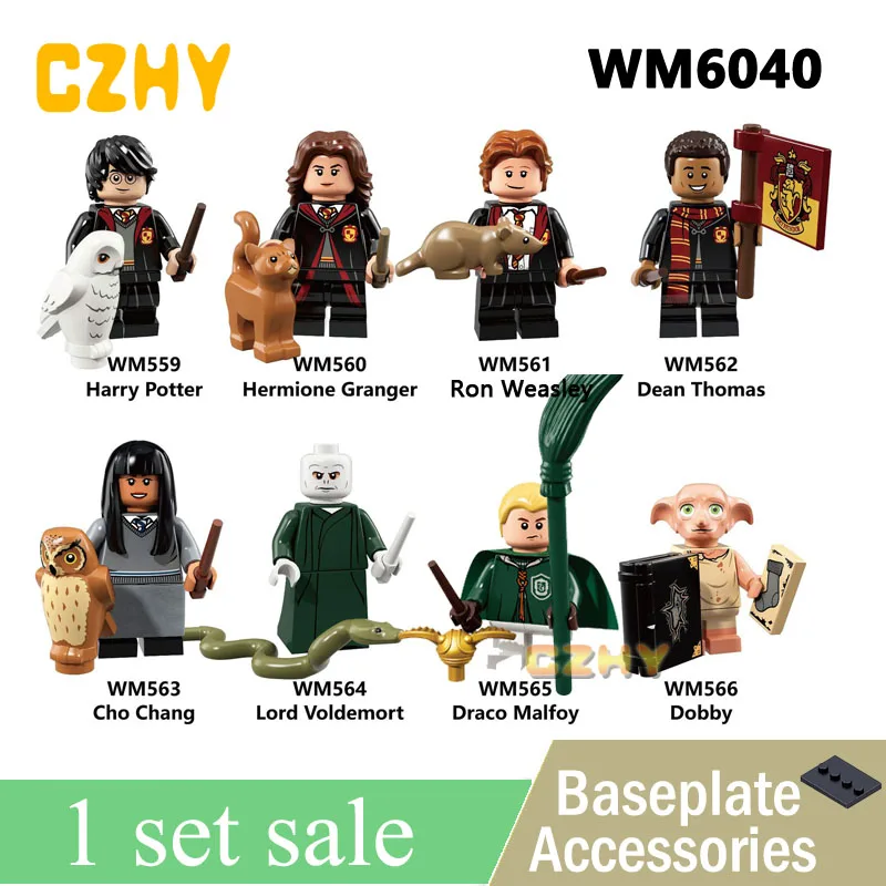 

WM6040 The Chamber Of Secrets Hermione Ron Weasley Lord Voldemort Draco Malfoy Dobby Building Blocks For Children
