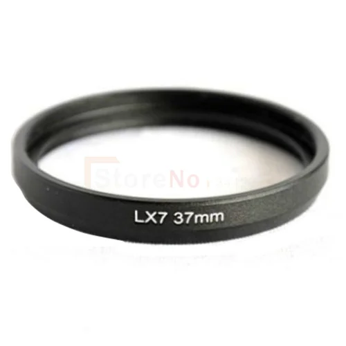 10PCS 37mm Lens Filter Adapter Ring for Pannic Lumix DMC LX7 DMW-FA1 Black photo