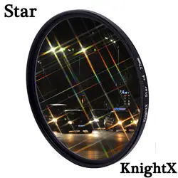 KnightX Star Line фильтр для объектива камеры 8x 6x объектив для canon sony nikon 50d 700d d3300 d70 400d 50d 2000d 52 мм 55 мм 58 мм 67 мм 77 мм