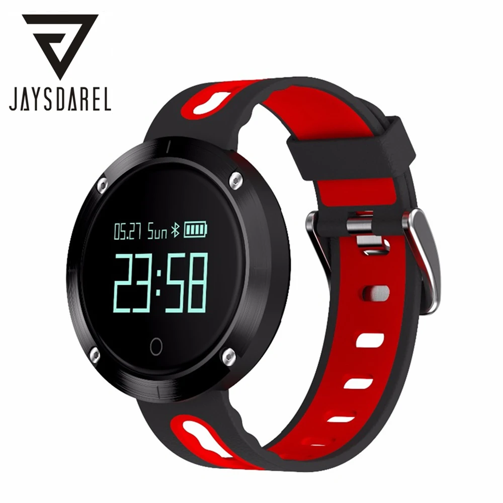 

JAYSDAREL DM58 Smart Watch Waterproof IP68 Heart Rate Blood Pressure Monitor Pedometer Sports Smart Wristwatch for Android iOS