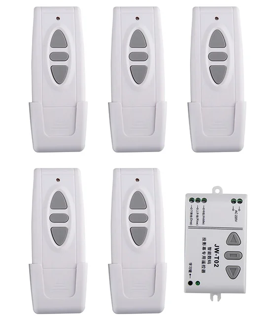 

AC220V Motor Remote Controller Motor Wireless Remote Control Switch System UP Down StopTubular Motor Controller Forward Reverse