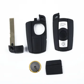 

For BMW E60/E87/E90/E91 E92 X1 X5 3 Button Car Remote Key Case & LIR2025 Battery