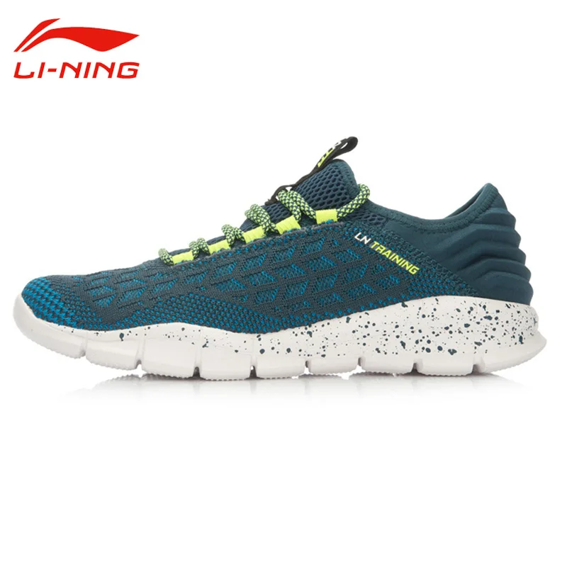 

Li-Ning Men's Outdoor Cushioning Training Shoes Li Ning Breathable Lace-Up Wear-Resisting Anit-slip Sports Sneakers AFPL019