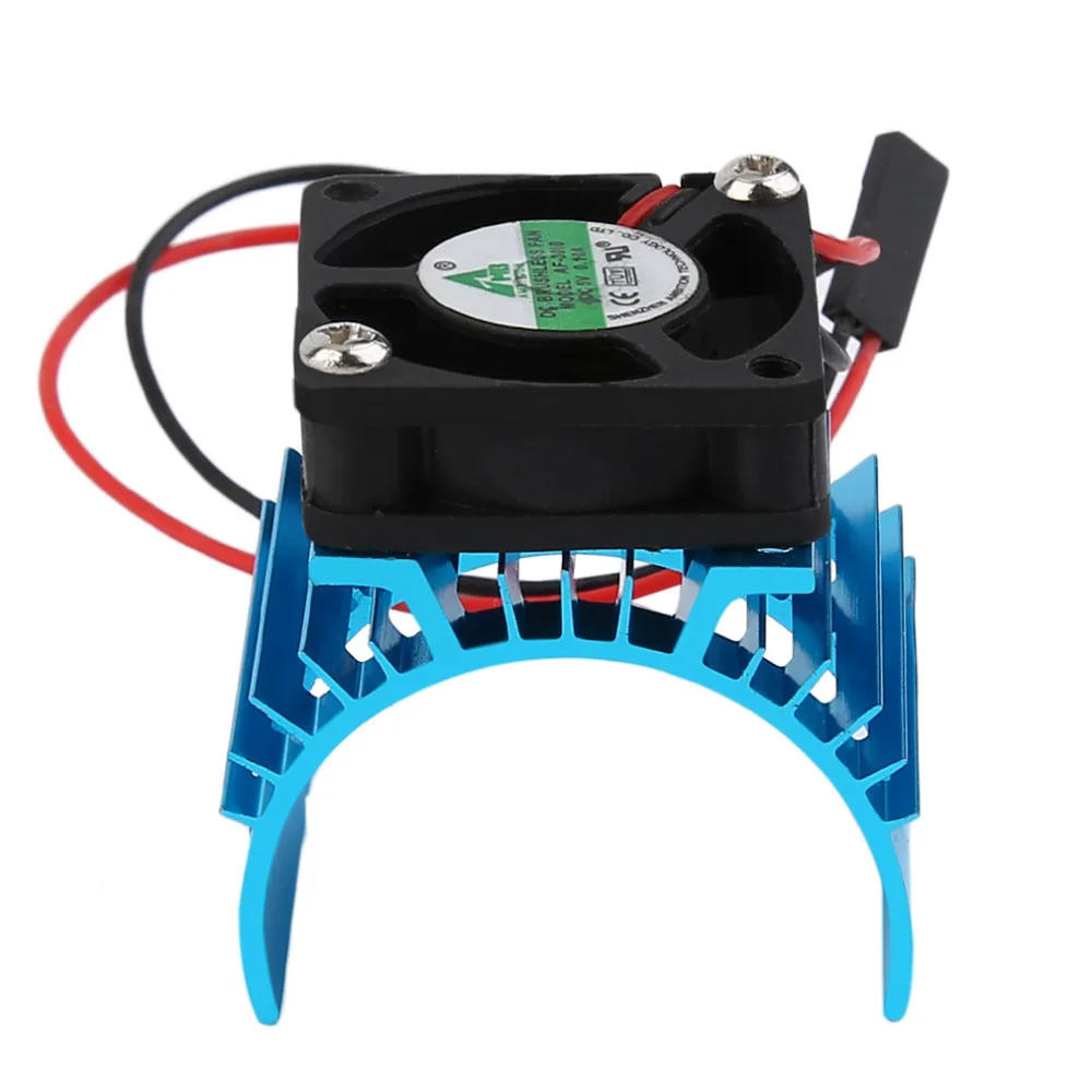 

2018 Motor Heatsink And Fan Cooling AluminumDurable Brushless 550 540 3650 Size Sink Cover Electric Engine For RC HSP Model Car