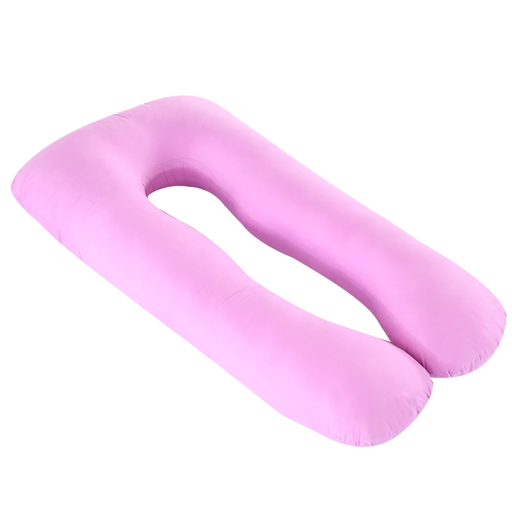 Многофункциональная u-образная Подушка для беременных с эргономичным дизайном удобные подушки для тела для бокового сна для беременных женщин - Цвет: Mauve