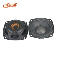 GHXAMP 3 дюймов 78 мм басовый радиатор пассивный радиатор динамик бас вибрации PU DIY сабвуфер коробка низкочастотный 2 шт