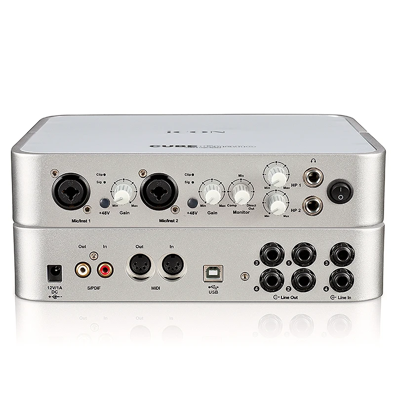 Aiken sound card ICON CUBE 6nano condenser microphone computer K song USB notebook external sound c