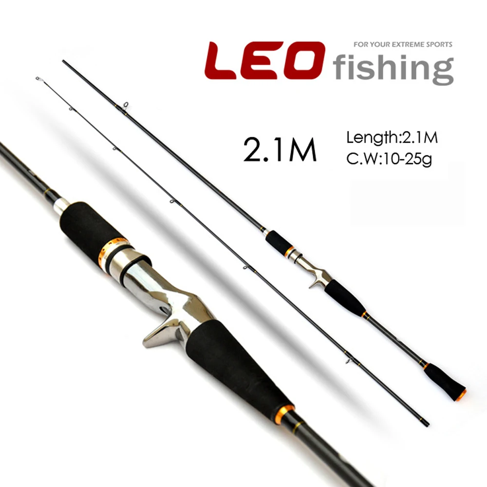 Buy LEO Carbon Gun Handle Lures Fishing Rod 1.8M 2.1M