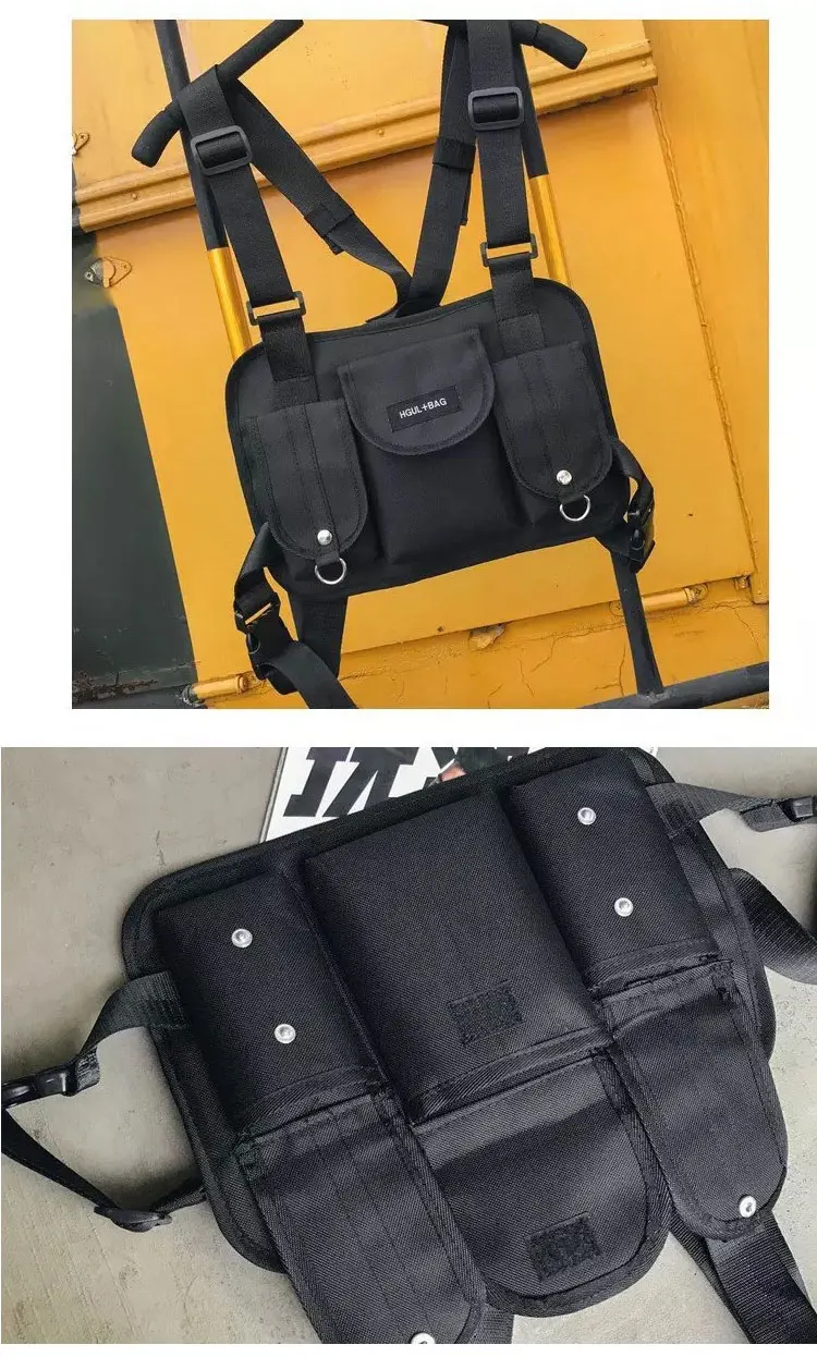tático para homens mulheres preto colete kanye