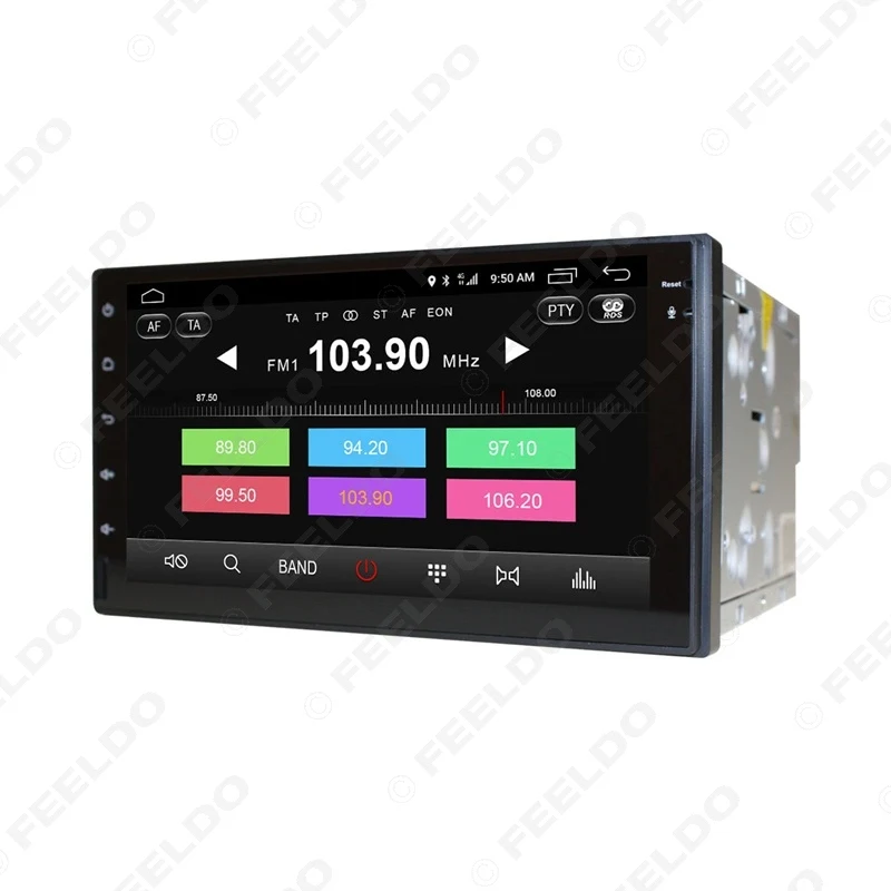 Cheap FEELDO 7inch Universal Android 6.0 (64bit) Octa Core 2G/32G/4G Car Media Player With GPS Navi Radio For Nissan/Hyundai 2DIN ISO 3