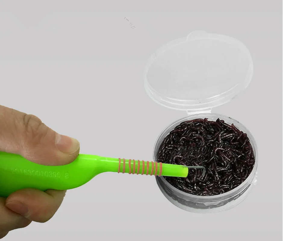 

Professional Earthworm Bloodworm Clip Portable Fishing Baits Bloodworm Cilp Fishing Lures Clip Fishing Tackle Accessory