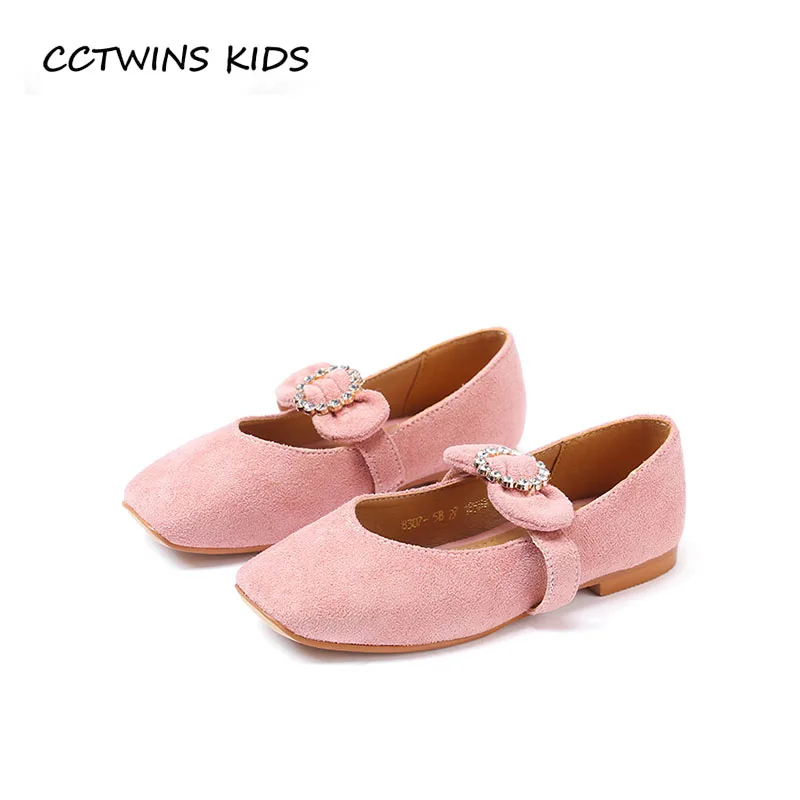 

CCTWINS KIDS 2018 Autumn Children Rhinestone Party Shoe Baby Girl Butterfly Mary Jane Toddler Brand Black Flat GM2180