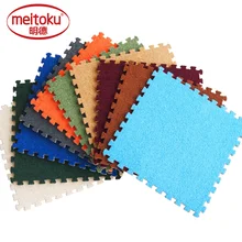 Buy Meitoku Soft EVA Foam short fur puzzle baby play mat; interlock floor fleece in one side; Exercise mat,living room.Thick 0.6cm Free Shipping