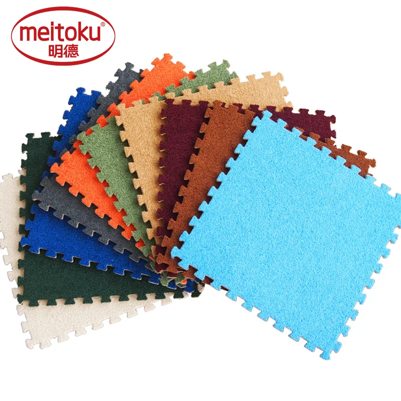 Meitoku детский игровой коврик из мягкого вспененного этилвинилацетата с флисовой