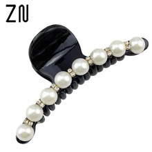 Головной убор красочные бусины Шпильки Стразы блестящая заколка для волос Краб Волосы Когти для женщин дети девушка аксессуары украшения для волос