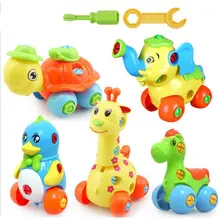 Разборка динозавр дизайн развивающие игрушки для детей игрушки-Динозавры винтовой набор гаек модные подарки