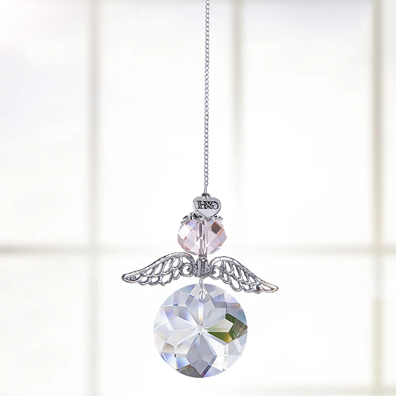H& D Кристалл ангел-хранитель Suncatcher оконная подвеска украшения Висячие Радуга производитель мяч призмы для домашнего декора(Multi-7pcs