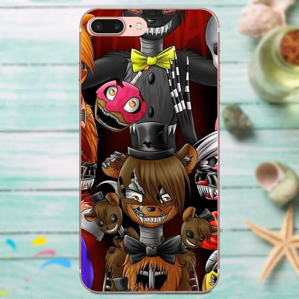 Новый мягкий крутой лучший чехол Five Nights At Freddys Fnaf 2018 для Apple iPhone 4 4S 5 5C 5S SE 6 6S 7 8 Plus X XS