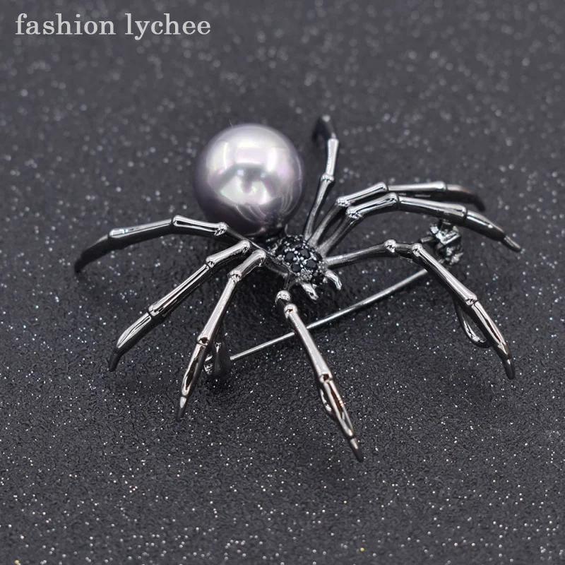 Женские Броши с искусственным жемчугом в виде паука|brooch pins|fashion brooches pinswomen pin |
