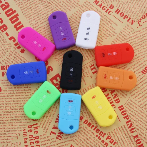 

Silicone car key cover remote cover for MAZDA 2 MAZDA 3 MAZDA 5 MAZDA 6,auto accessores