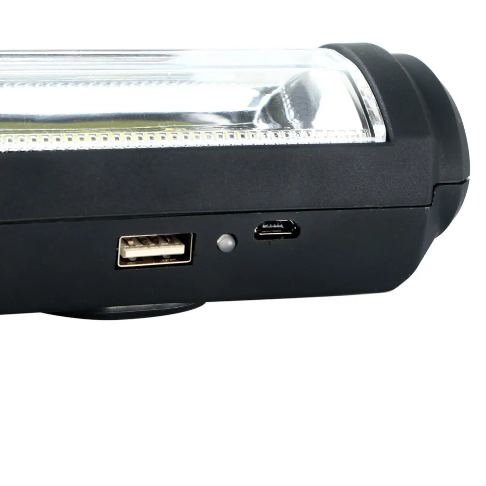 USB Перезаряжаемый COB флэш-светильник фонарь светодиодный рабочий светильник lanterna Магнитный 360 градусов флэш-светильник 18650 для наружного кемпинга рыбалки