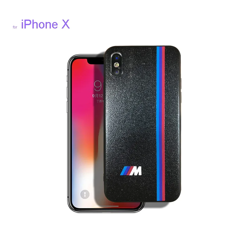 IPhone X Корпус для мобильного телефона модель автомобиля M этикетка Стикеры