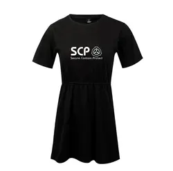 Frdun tommy Scp Foundation принт Лето Повседневная Harajuku женское сексуальное поп Летнее платье одежда 2019 горячая Распродажа K-pops платье плюс