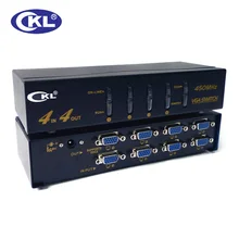 CKL High-end VGA HDMI переключатель сплиттер 2x2 2x4 4x4 с аудио 2048*1536 450 МГц для ПК Монитор ТВ-проектор с ИК-пульт дистанционного управления RS232 Управление