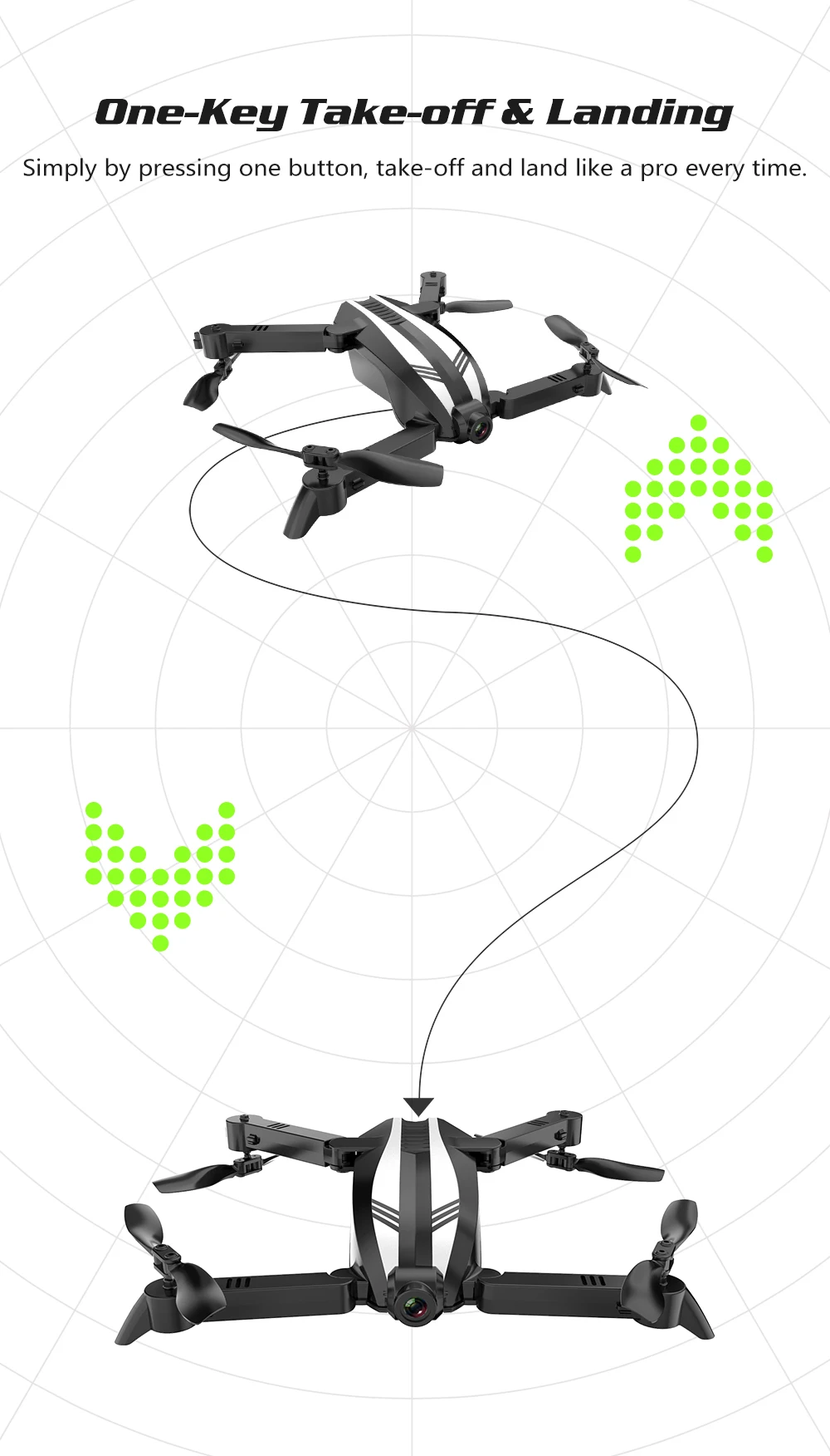 Global Drone GW68 мини-Дрон с камерой HD удержание высоты RC Квадрокоптер самолет Квадрокоптер игрушки малыш Вертолет VS E58