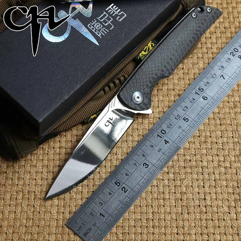 CH 3510 Folding knife VG10 blade Flipper ball bearing Carbon fiber handle outdoor survival camping hunt pocket knives EDC tools CH 3510 Folding knife VG10 blade Flipper ball bearing Carbon fiber handle outdoor survival camping hunt pocket knives EDC tools