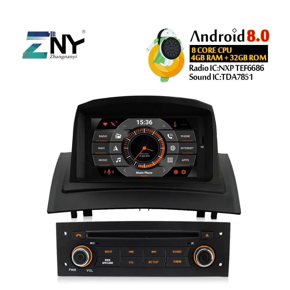 

4GB RAM 7" IPS Android 8.0 Auto Radio For Renault Megane 2 2005 2006 2007 2008 2009 Car DVD GPS Navigation Audio Video Headunit