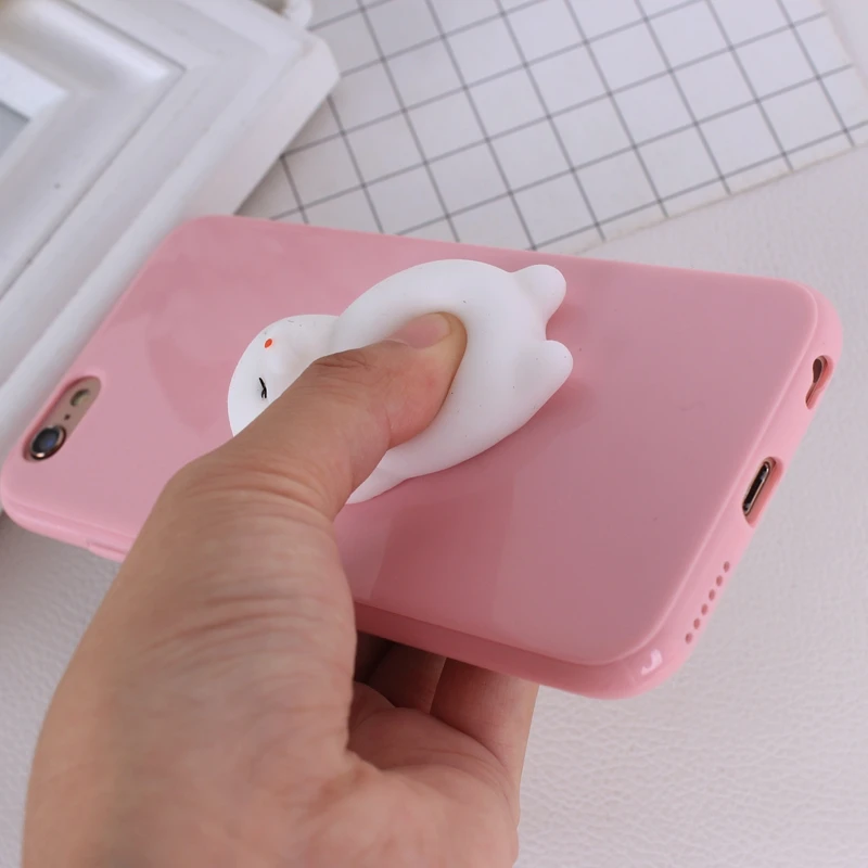 spesifikasi Penutup Kasus Untuk Iphone 6 S 6 S 7 7 ditambah 3D Lucu Cat Lembut Silicon TPU kasus untuk iphone6 telepon Licin Perumahan Coque capa
