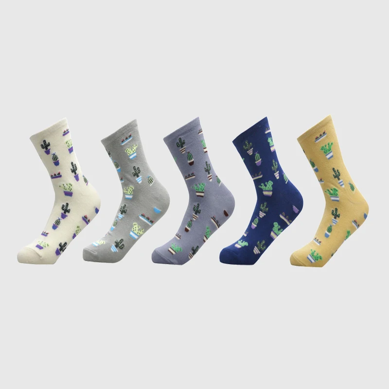 

2019 New Winter Women Cotton Socks And Simple ankle Stockings Letter cotton ladies thick stockings Elastic ladies cotton socks