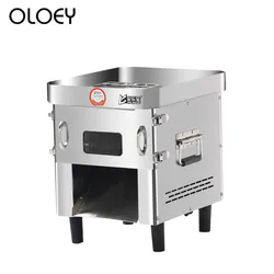 Commercial Desktop Meat Slicer Stainless Steel High Power Multifunction Slice Shred Chipping Diced Dicing Machine