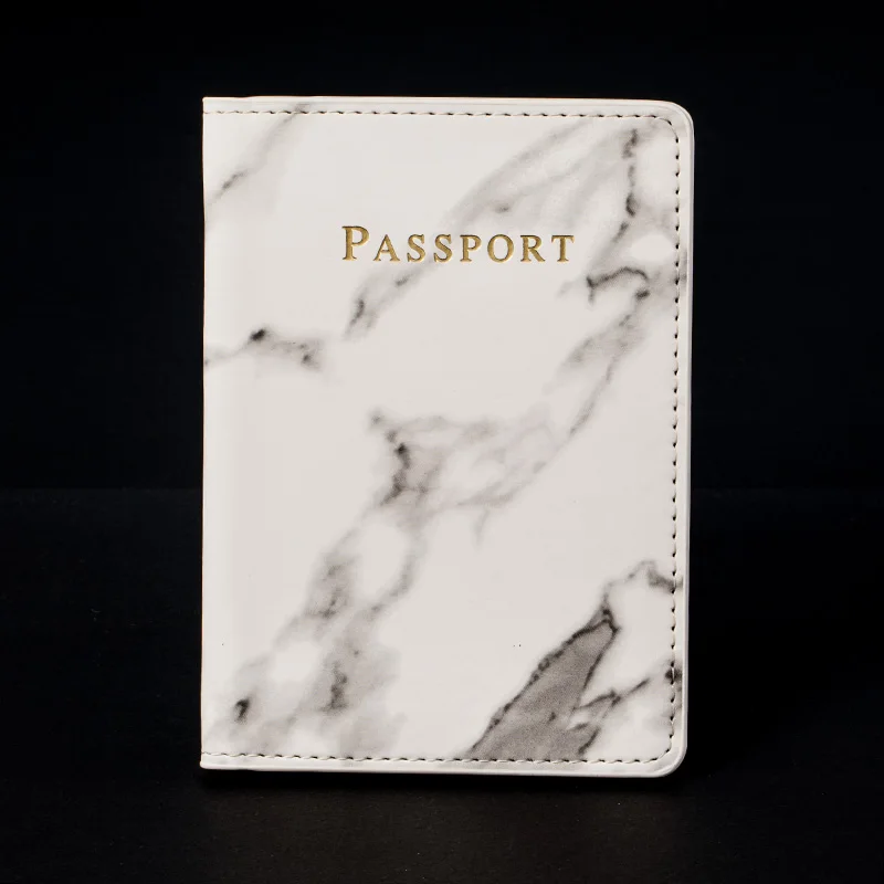Мода Marbl Обложка для паспорта женский Дорожный Чехол под мрамор для паспорта с именем США держатель паспорта дизайнерские обложки на паспорт