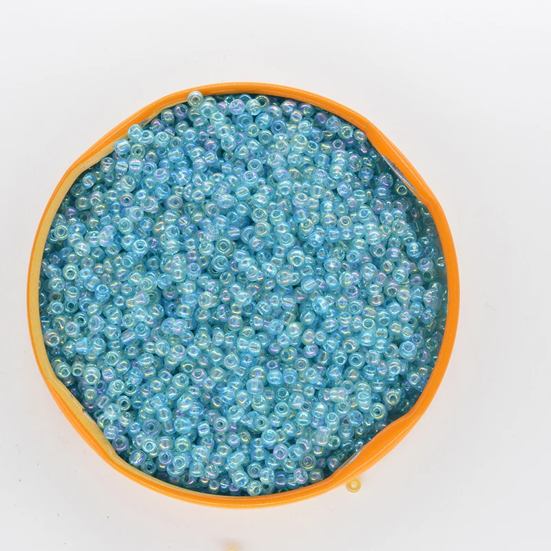 

1000Pcs/lot AB 2mm Crystal Glass Czech Seed Beads Loose Miyuki Spacer Hama Beads For DIY Jewelry Making Transparent colors